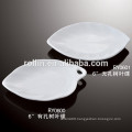 2016 New products durable factory white ceramic porcelain rectangular plates used in restaurant